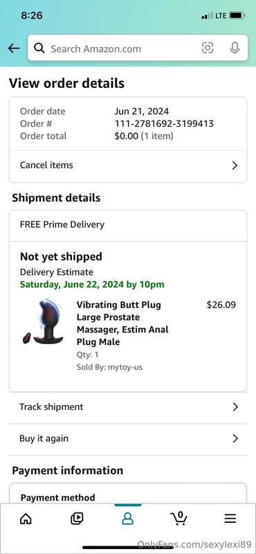 New toy should be here tomorrow! 🤤🥵 first person to tip this..