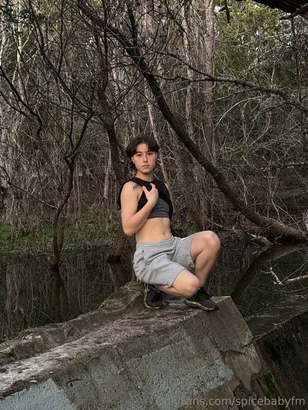 took my tits out for a walk in the park 4