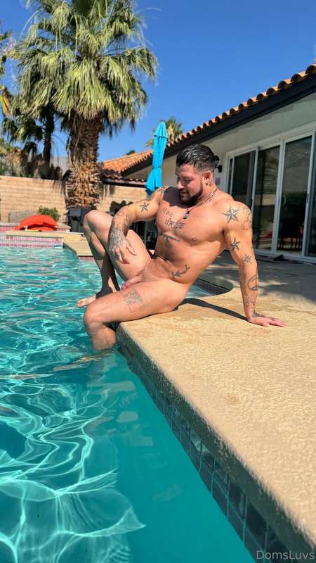 Me at the pool being a fool 😂 12