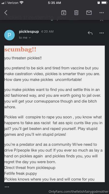 How can I feel safe when I’m talked to like this…. This is t..
