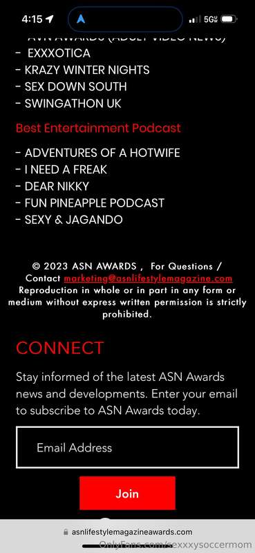 We did it!!!! We made the top 5 for the ASN awards and are n..