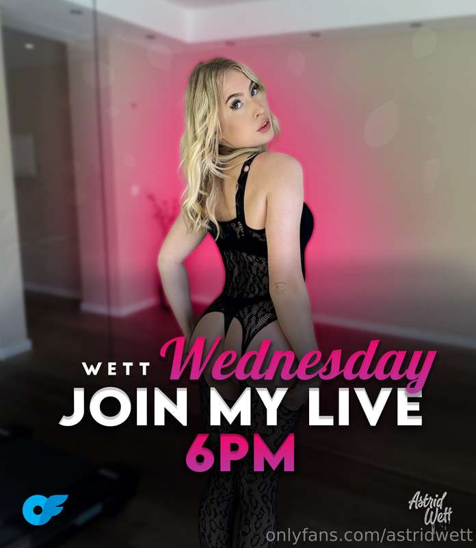 💙💦 WETT WEDNESDAY ANNOUNCEMENT 💦💙Going Live At 6pm GMT! Can'..