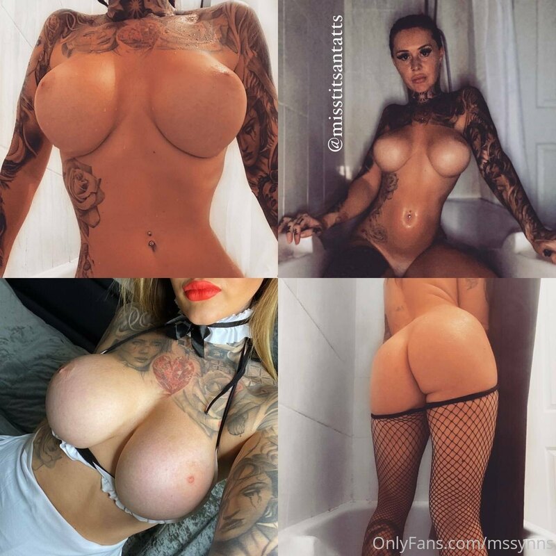 My mischievous friend @misstitsantatts loves getting her int.. 4