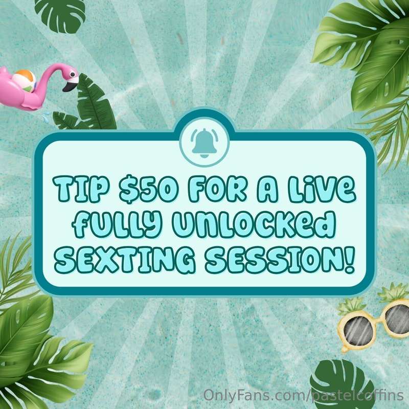 🩵 ONE SEXTING SESSION UP FOR GRABS! TIP TO CLAIM!🩵