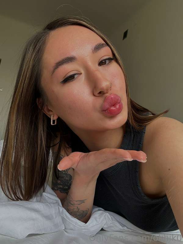 This kiss is for you today, I hope a smile appeared on your ..