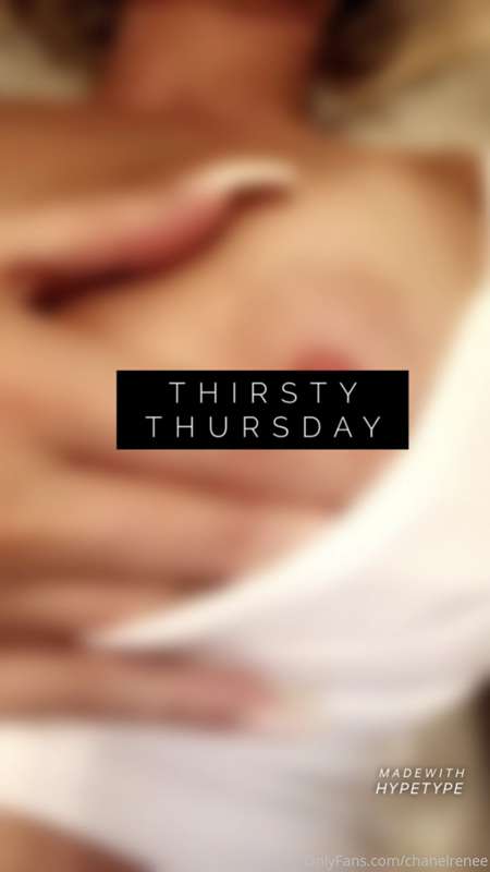 CHECK YOUR DM FOR TODAY’S THIRSTY THURSDAY VIDEO 🤤