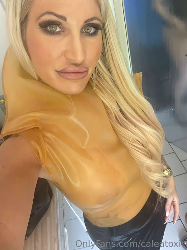 Today I want to feel the smell of rubber on my skin. Which d..