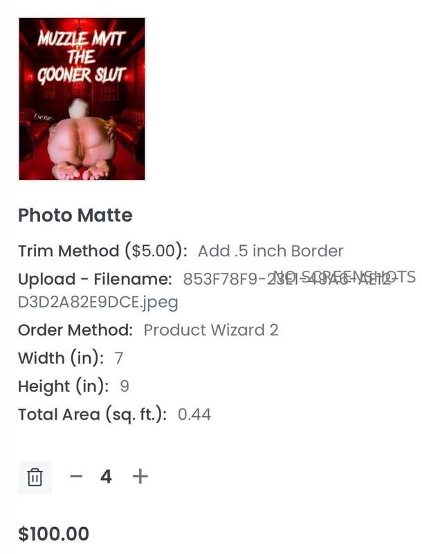 Would you buy a signed print of my ass? $310 to print them a.. 2