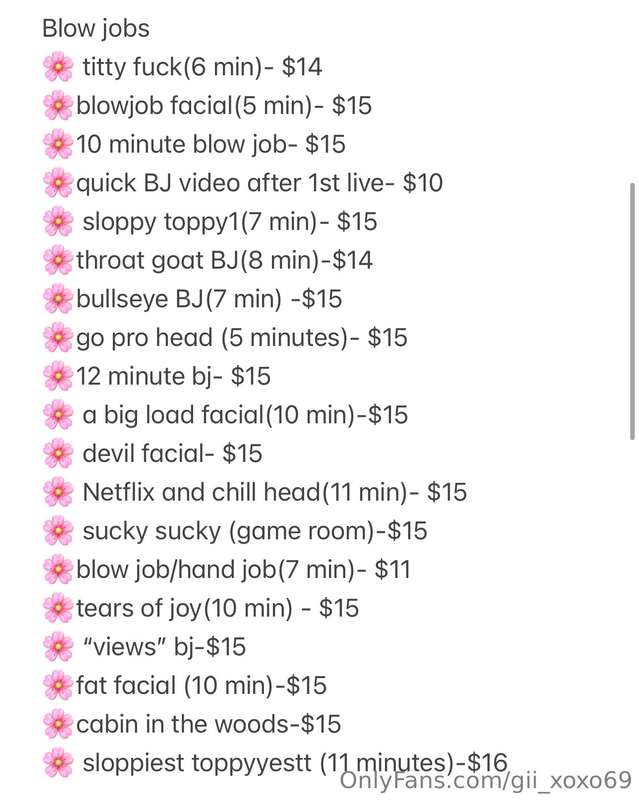 Here is an updated list of all my videos! The GG section is .. 3