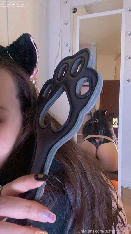 Do you want to spank this naughty kitty ass?