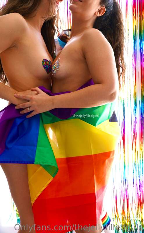 Dancing in the rainbow with the love of my life 🌈 🥺❤️  Thank..