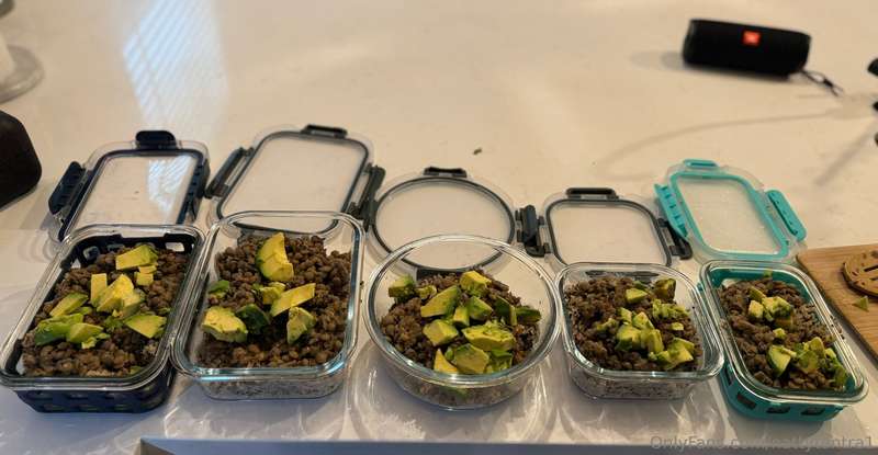 Quinoa, lentils, and avocado are my go-to meal prep ingredie..