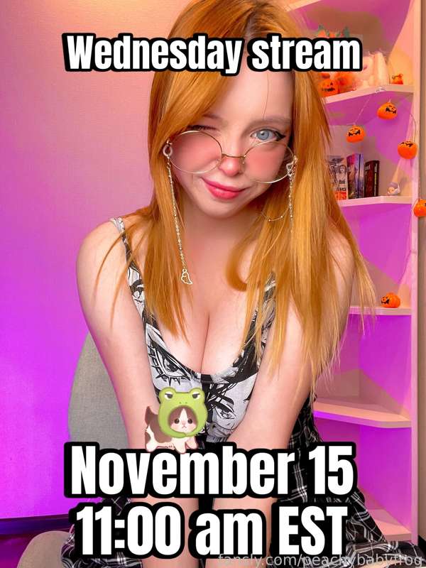 Peachybabyfrog - Fansly - 15 Nov, 2023