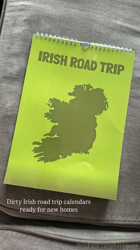 DIRTY IRISH ROAD TRIP CALENDARSMy explicit Irish road trip c..