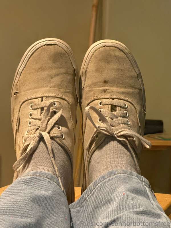 highest bid gets these heavily worn shoes