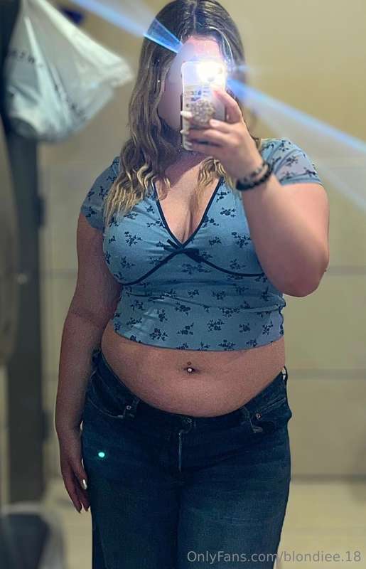 So he made me wear my new low rise jeans out….in public 🫣 I .. 2