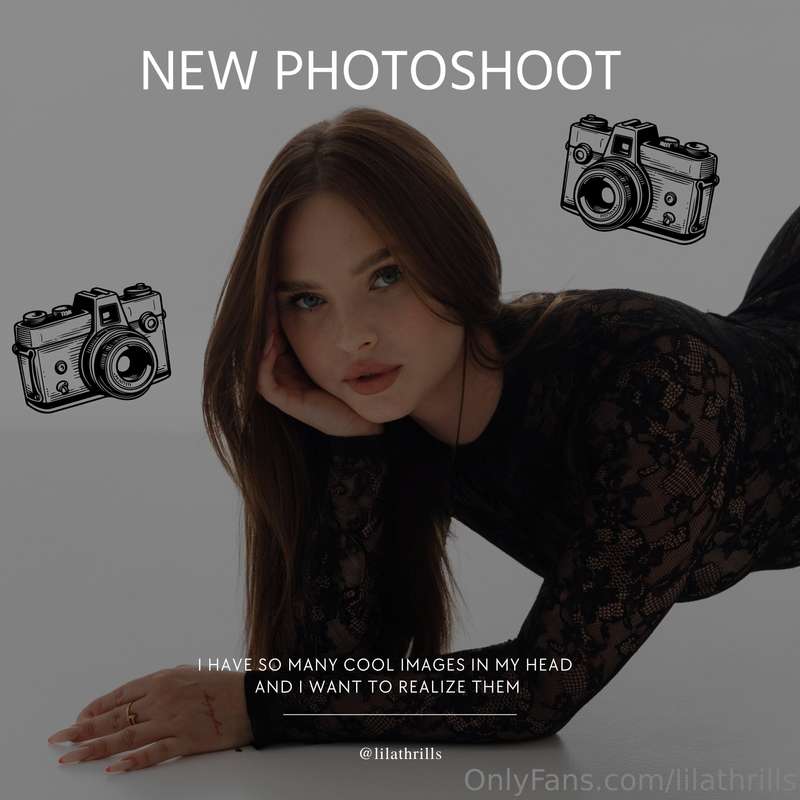 I love photoshoots, being in the spotlight✨and the flash of ..