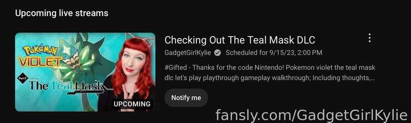 Gadgetgirlkylie - Fansly - 14 Sep, 2023