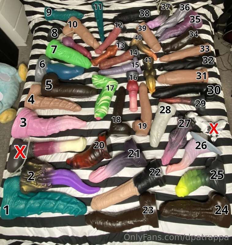 Comment the number(s) of the toy(s) you wanna see me use mor..