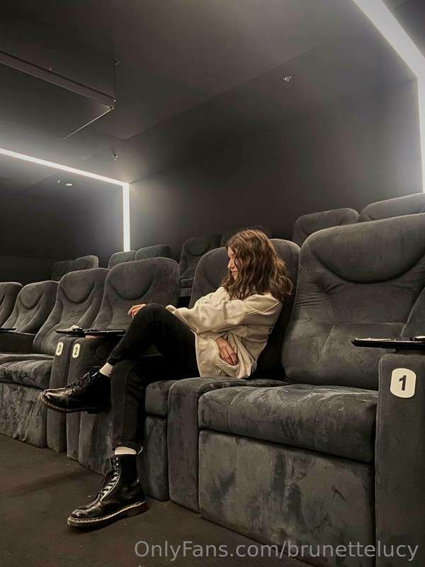 "Went to the cinema today for the first time in a long time ..