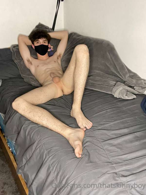 Just laying here naked :)) some shots of my feet and hole to.. 18