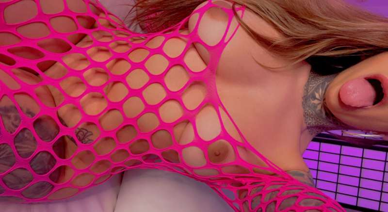 plenty of holes for you to fuck… get it? because of my outfi..