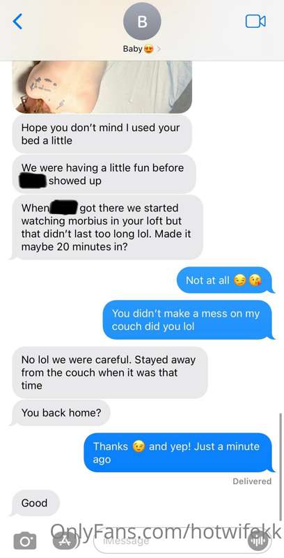 Boyfriend sent me these earlier while I was out. He used my .. 1