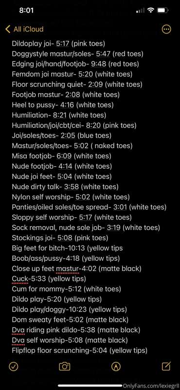 Just thought I’d post my PREMADE content list on here for yo.. 2