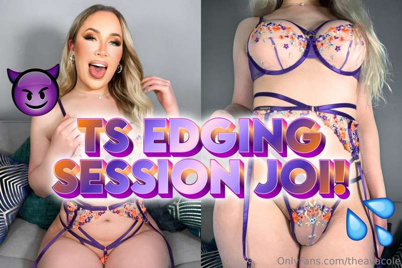 ***TS EDGING SESSION JOI*** 🥵🍌 Bet you thought you had me al..
