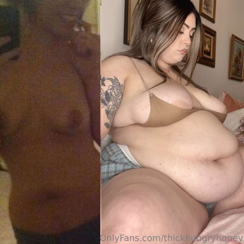 Little miss ruined her body to be a fat fucking pig 💖🐽 4