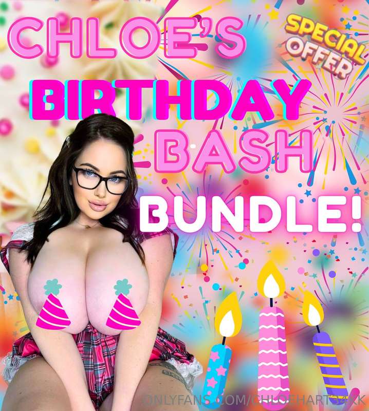 🥳 CHLOE'S BIRTHDAY BASH PARTY PACK 🥳🎉Open & 𝙄𝙈𝙈𝙀𝘿𝙄𝘼𝙏𝙀𝙇𝙔 rece..