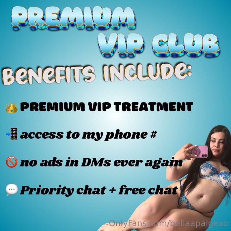 Premium vip club! LIMITED ACCESS 👀Benefits include; 💬priorit..