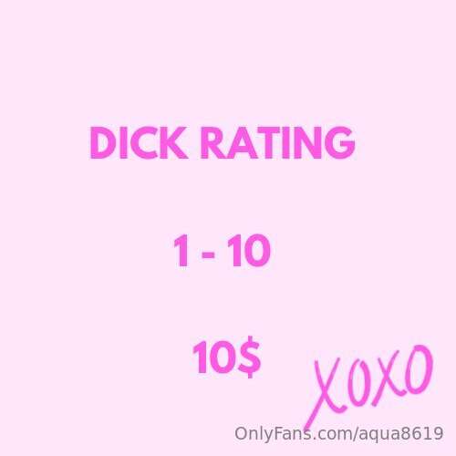 Dick rating ~ DM 😚