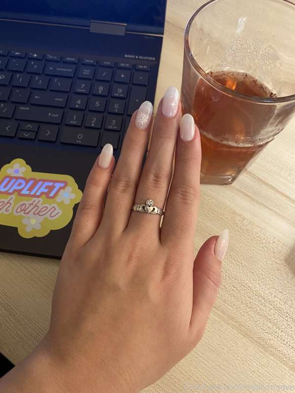 OH and I got my nails done today! I didn’t take any of your ..