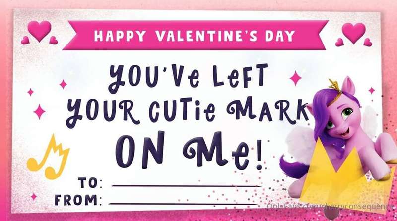 Happy Valentine's Day! Wanna be my special somepony and leav..