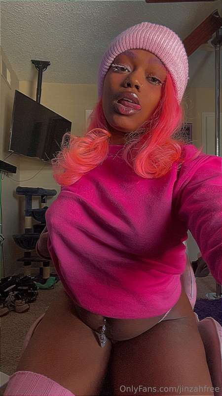 Rare Ebony Snow Bunny Found At The Trails!  1