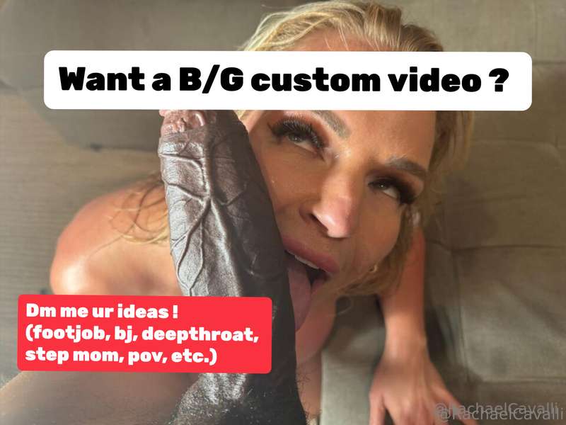 Want a B/G sex tape custom vid ?? They start at $500 😈 send ..