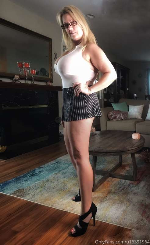 One of my biggest fans Shawn bought me a secretary costume t..