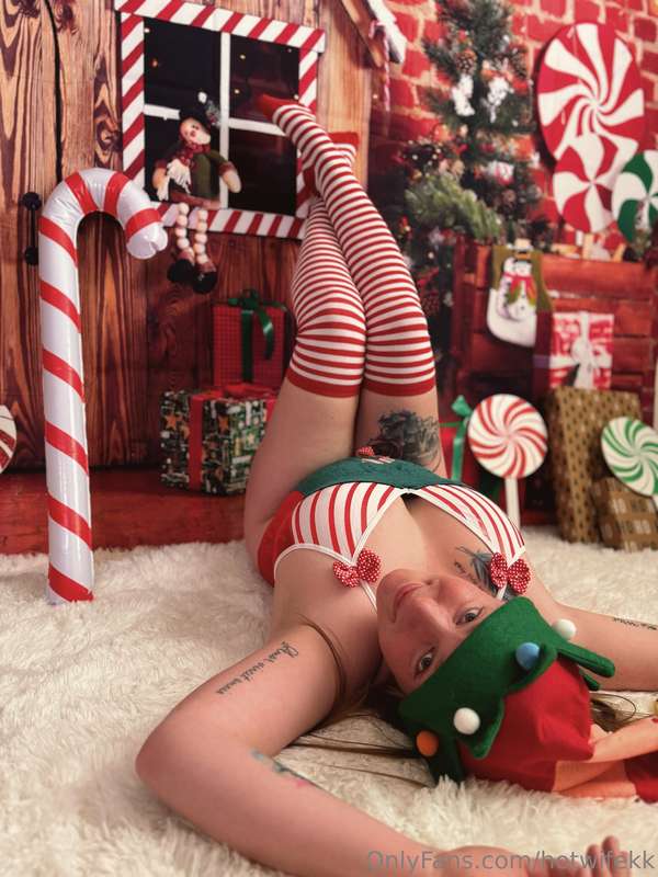 Say hello to your sexy little elf! 