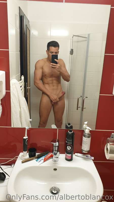 Let's shower and work... I think my cock will do all the wor..