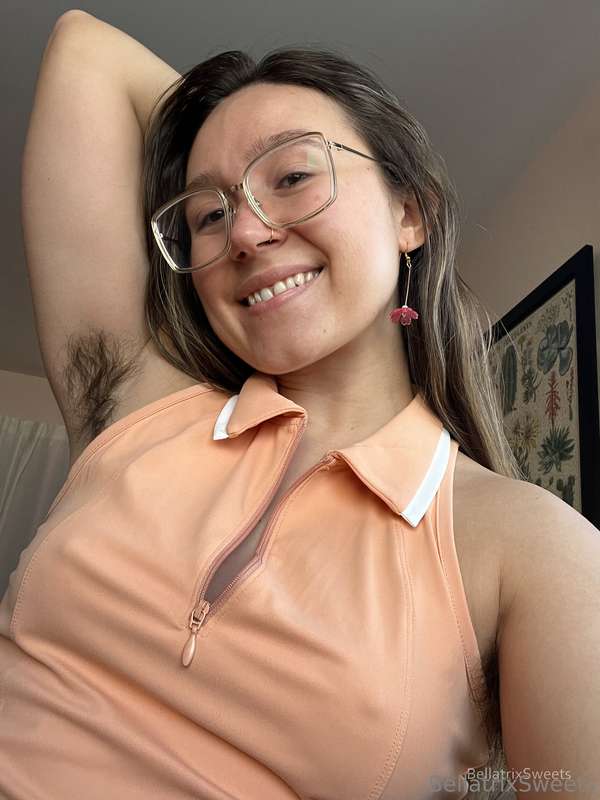 hard nips, hairy pits and a smile! 1