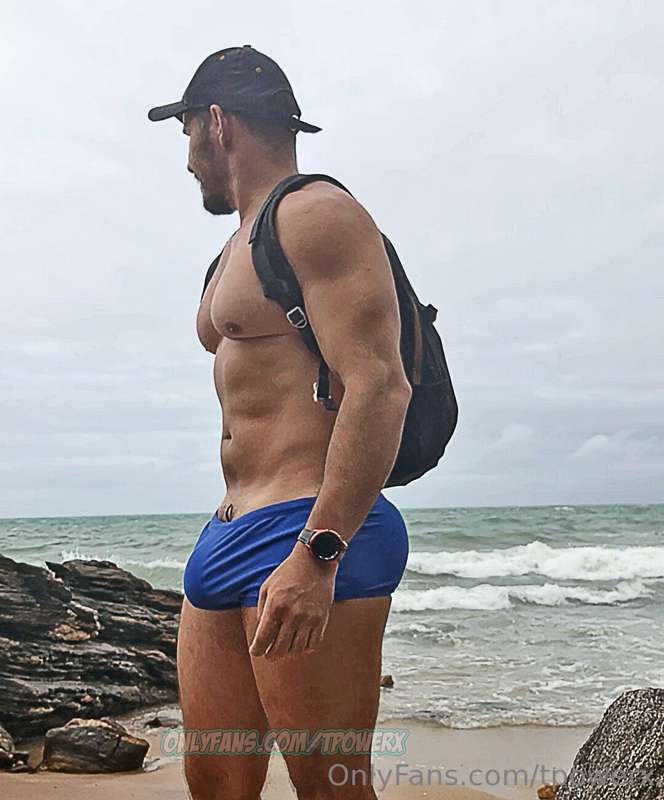 Alone on a beach