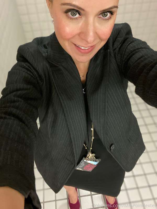 My serious business look.  Try to tone down the sexy so peop..