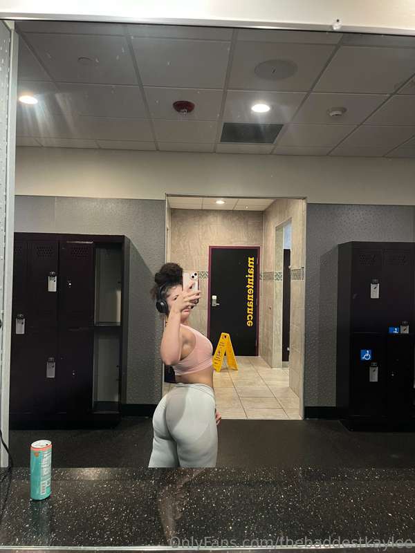Sweaty gym session?