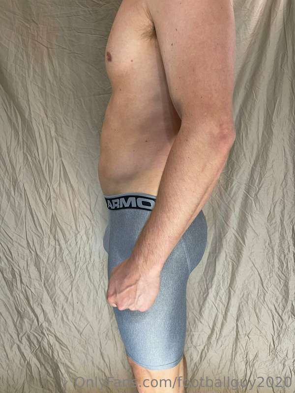 The sexy corporal in tight undies showing off his amazing as.. 20