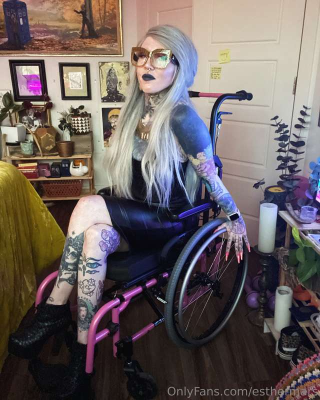 I am a divinely sexy ambulatory wheelchair user, as well. Wh..