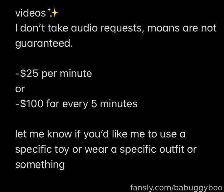 Babuggyboo - Fansly - 02 May, 2024 2