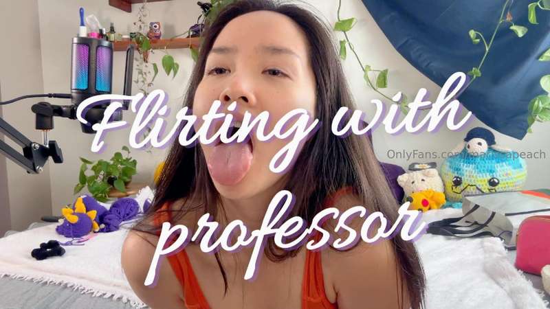 Schoolgal Marissa is back at it again, this time flirting wi..