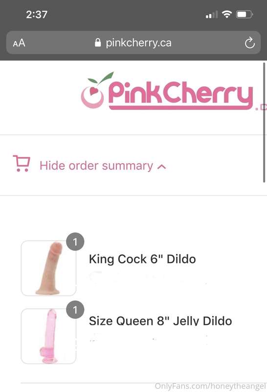 Getting some new dildos in the mail (Hopefully tomorrow)!!  ..