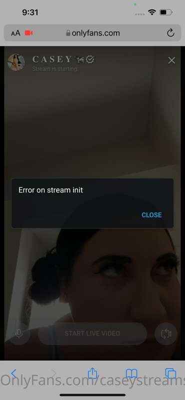 Grrrrr onlyfans wtffff! We are trying to connect… hang tight..